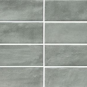 Canvas Grey Matt Wall Tile 6cm x 25cm