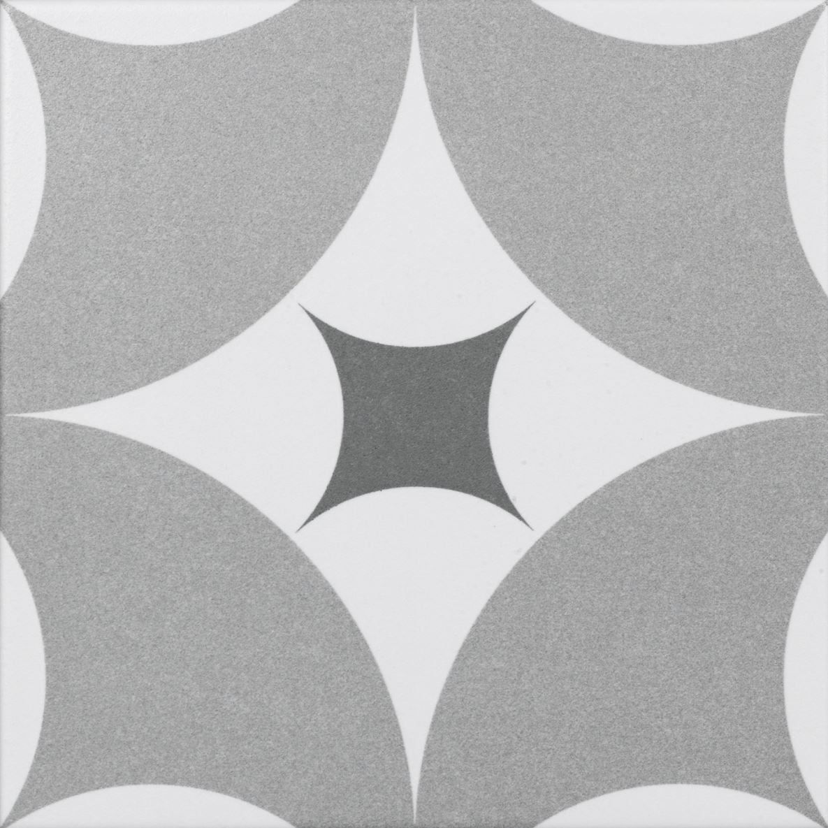 Fogora Grey Matt Wall & Floor Tile 20cm x 20cm