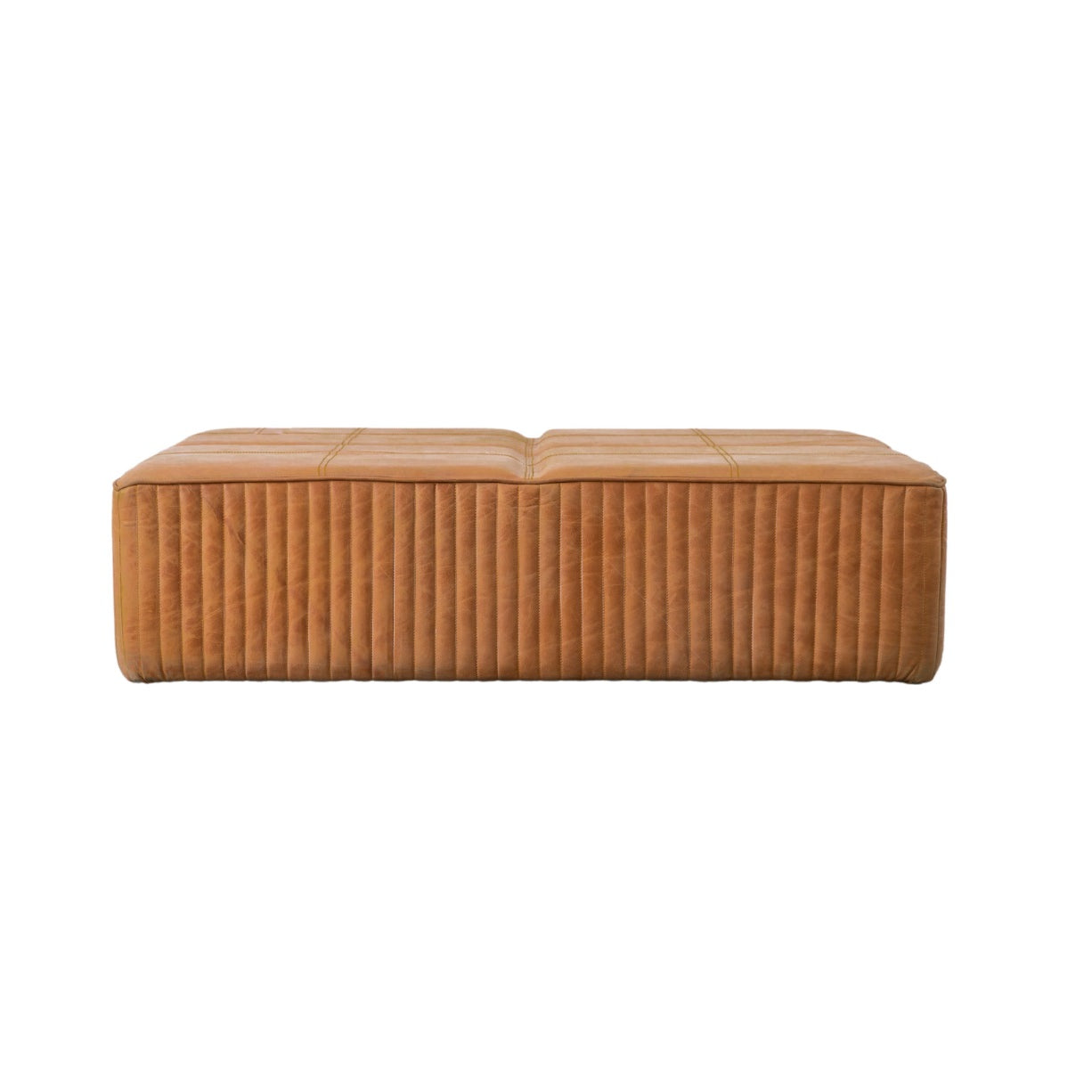 Golden Tobacco Multipurpose Ottoman