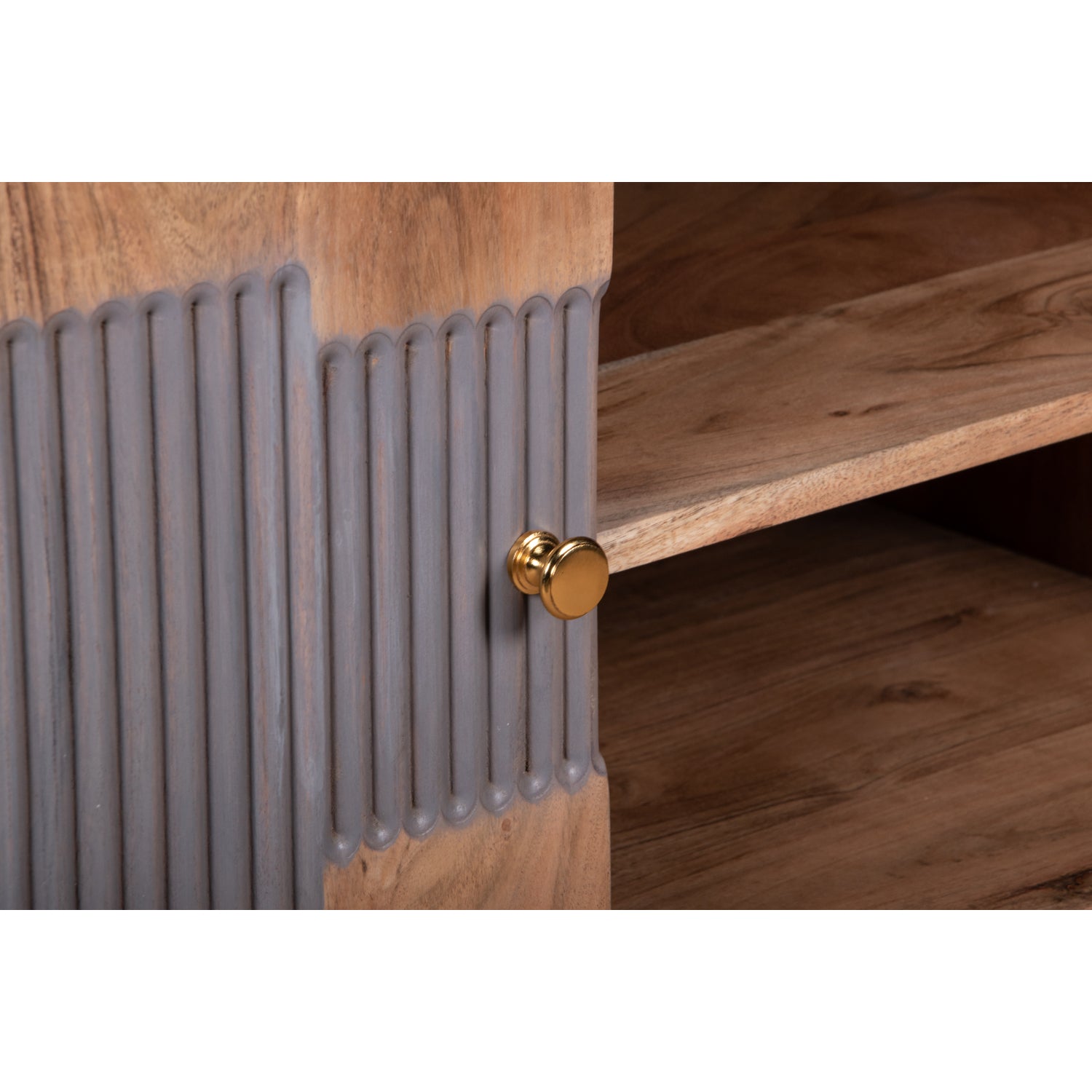 Desoto Acacia Wood Tv Unit