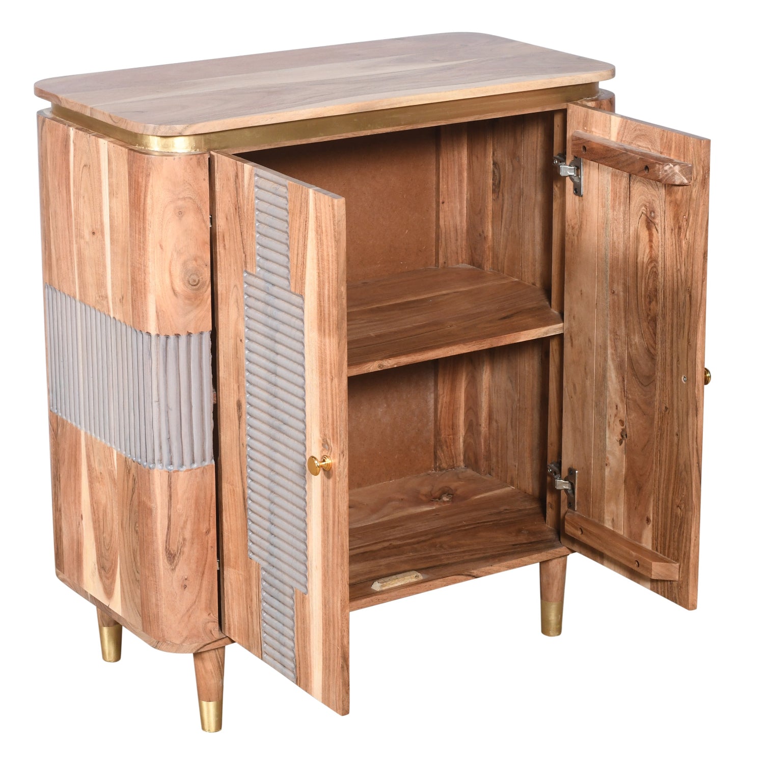 Desoto Acacia Wood 2 Doors Sideboard