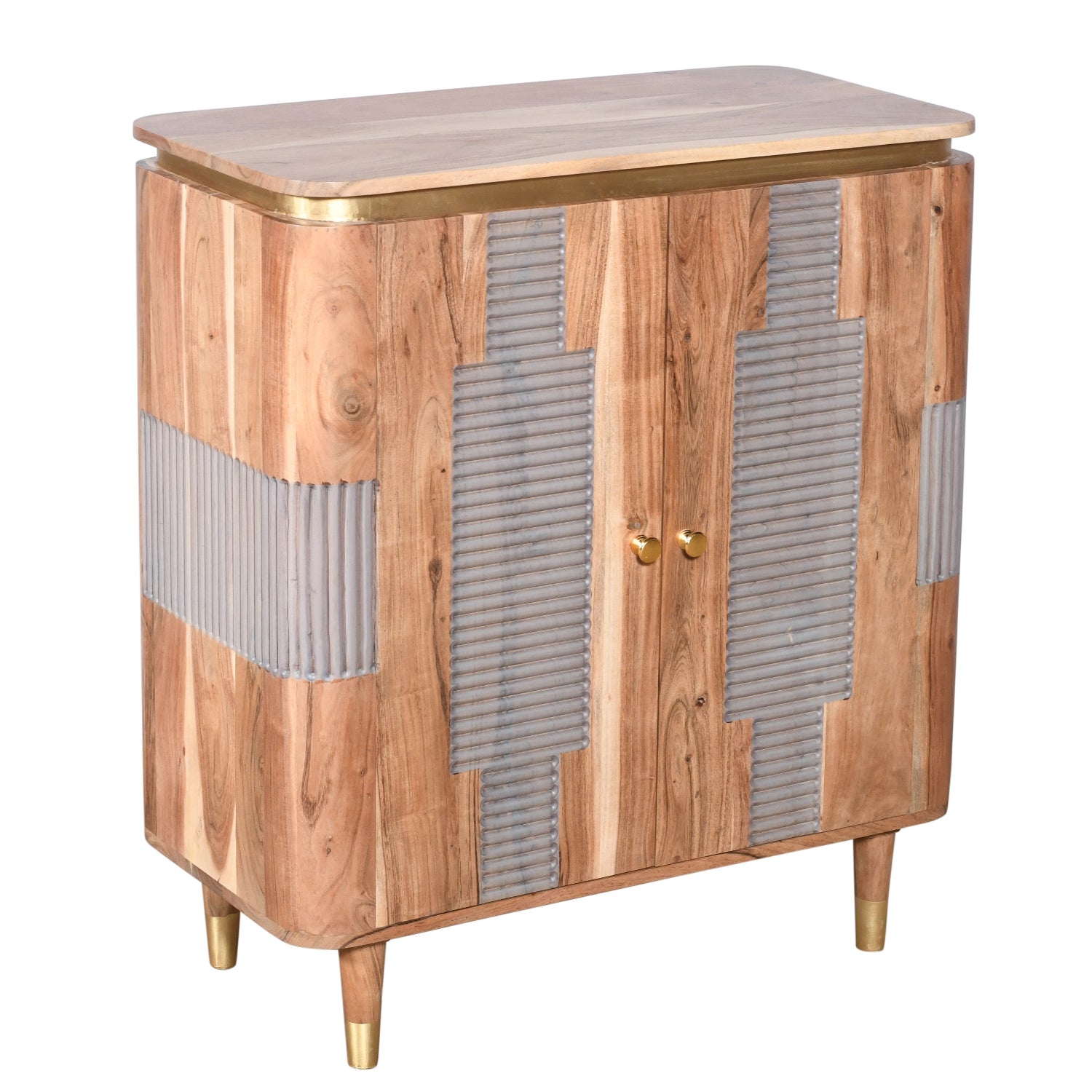 Desoto Acacia Wood 2 Doors Sideboard