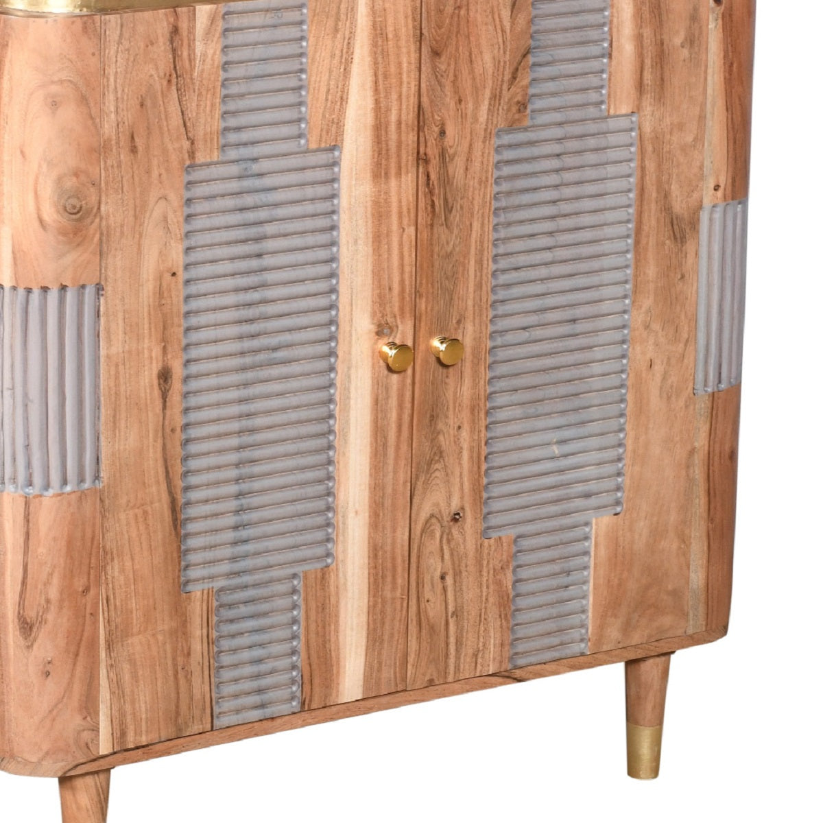 Desoto Acacia Wood 2 Doors Sideboard