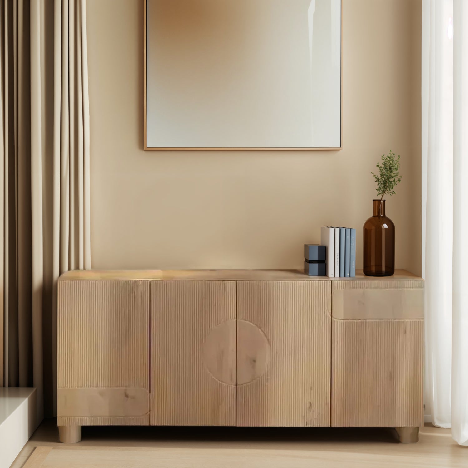 Barnstaple Solid Wooden Extra Large Sideboard