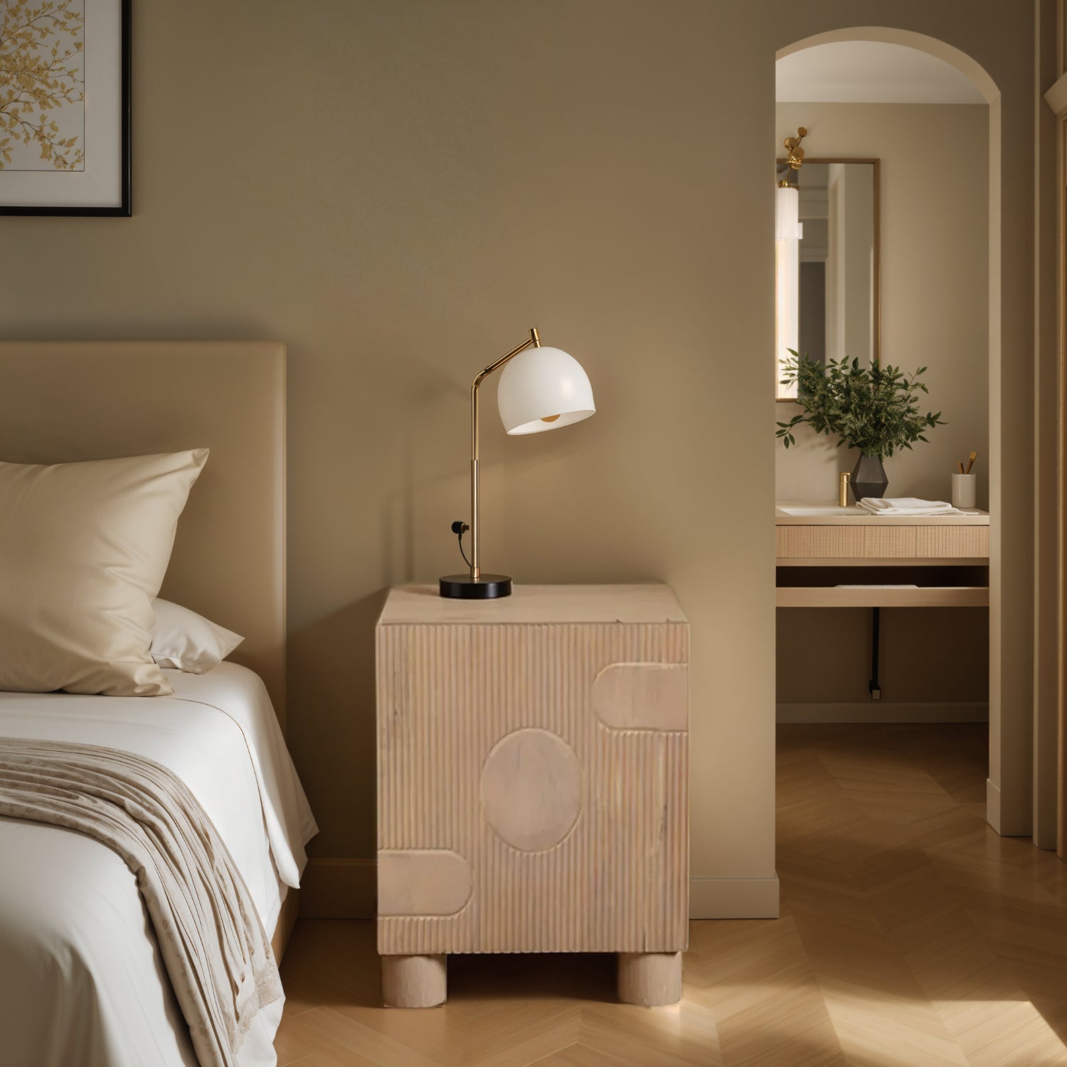 Barnstaple Solid Wood Bedside Table