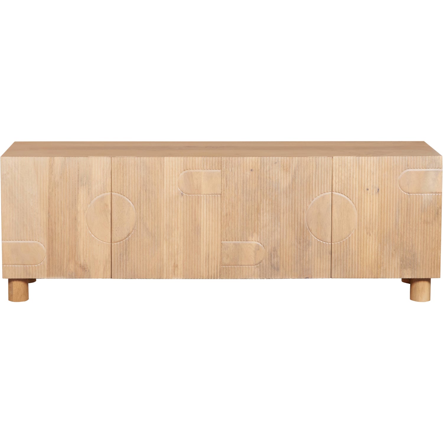 Barnstaple Solid Wood Large Low Board Tv Cabinet