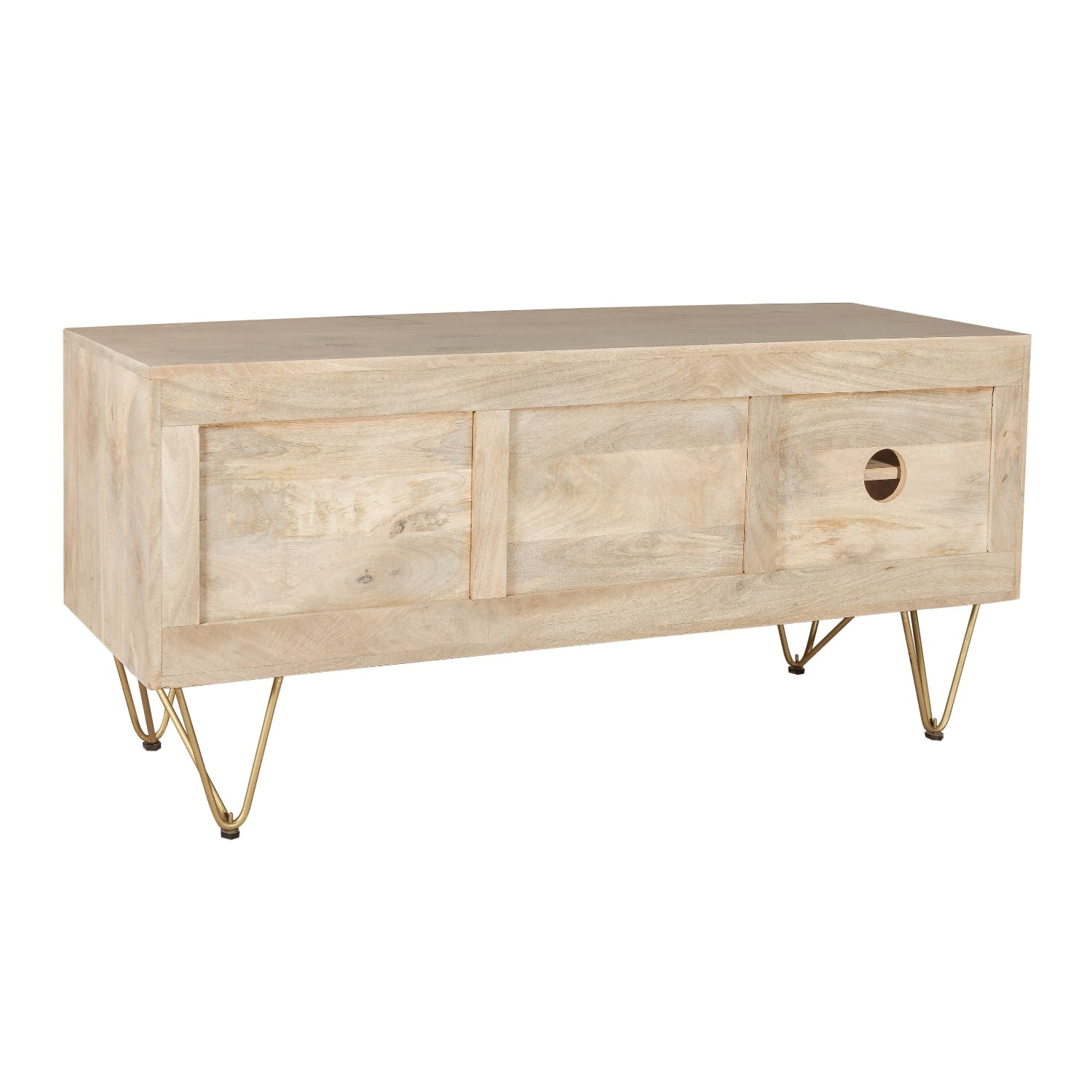 Ebern Light Gold Plasma Media Unit