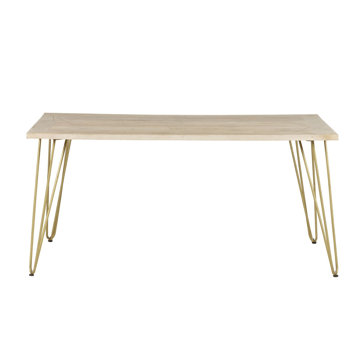 Ebern Light Gold Dining Table