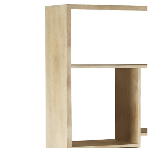 Ebern Light Gold Large Bookcase 2 Door