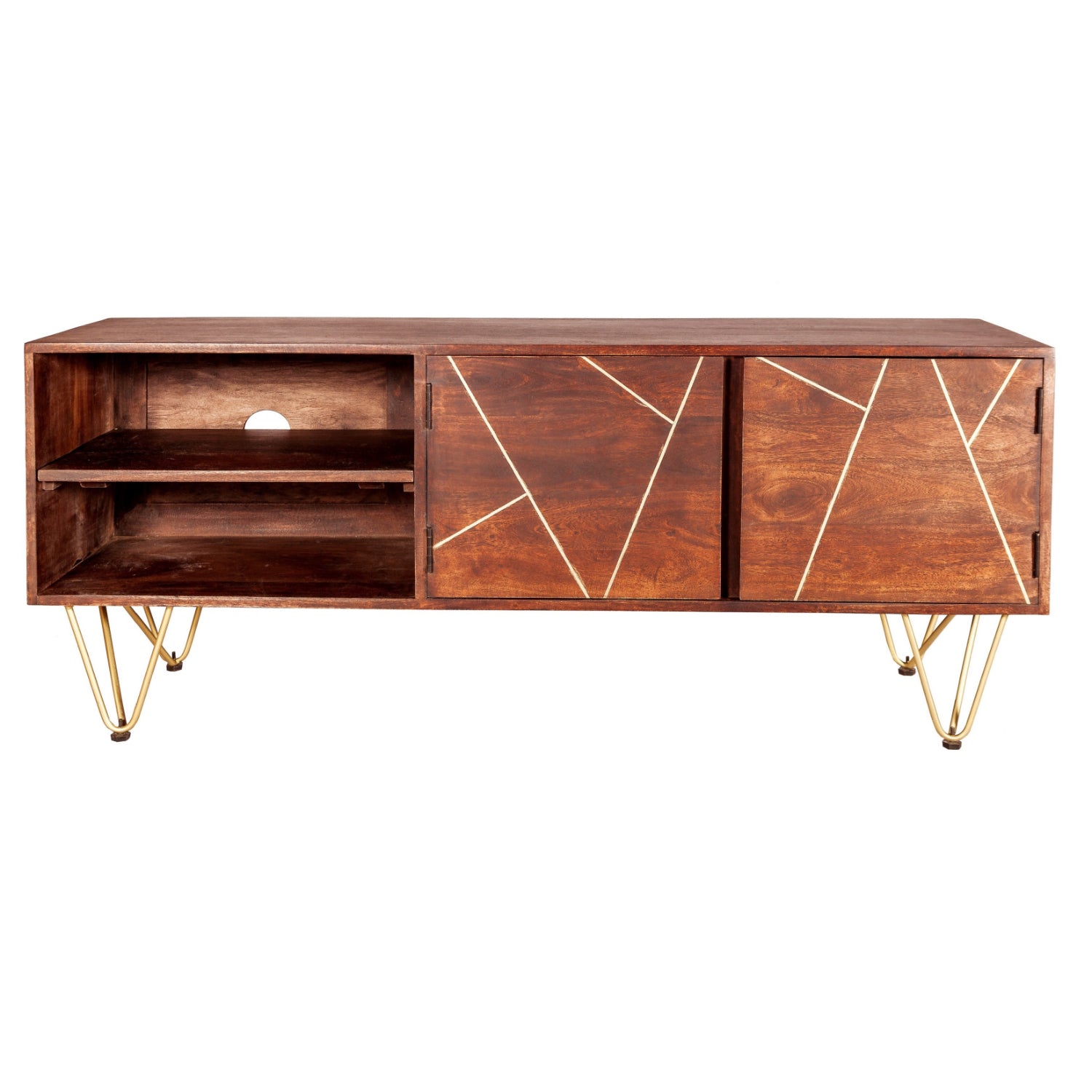 Ebern Dark Gold Plasma Media Unit