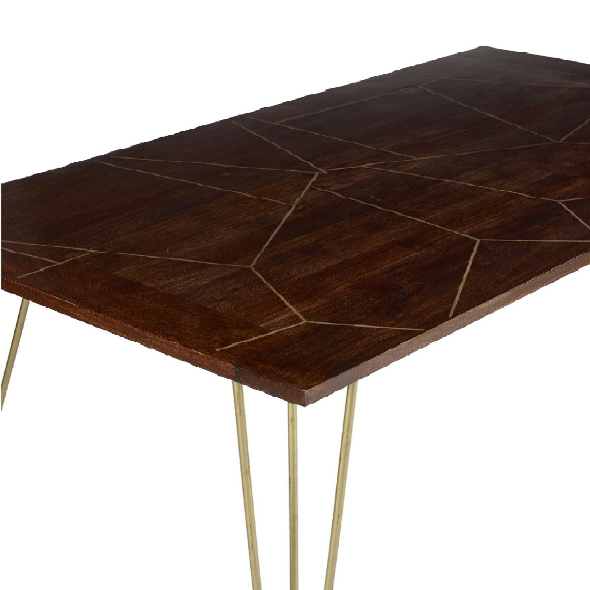 Ebern Dark Gold Dining Table