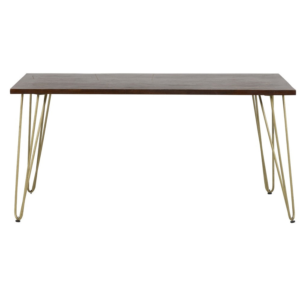 Ebern Dark Gold Dining Table