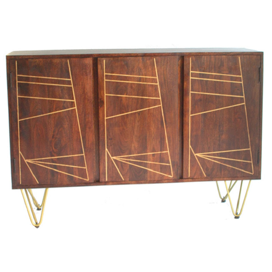 Ebern Dark Gold Large Sideboard