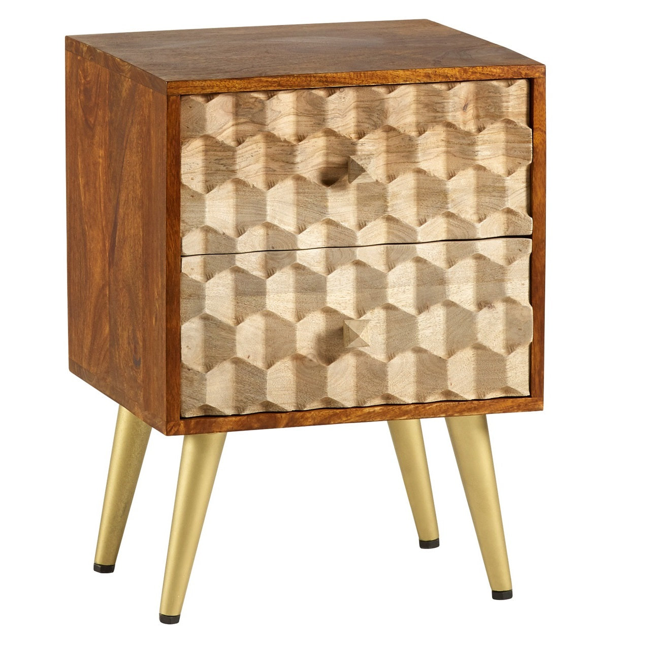 Shanaia 2 Drawer Side Table