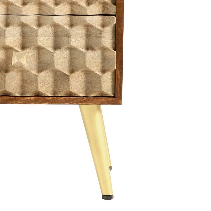 Shanaia 2 Drawer Side Table