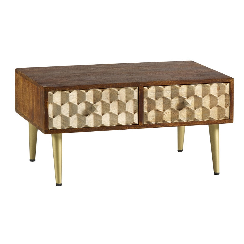 Shanaia Coffee Table With 2 Drawers