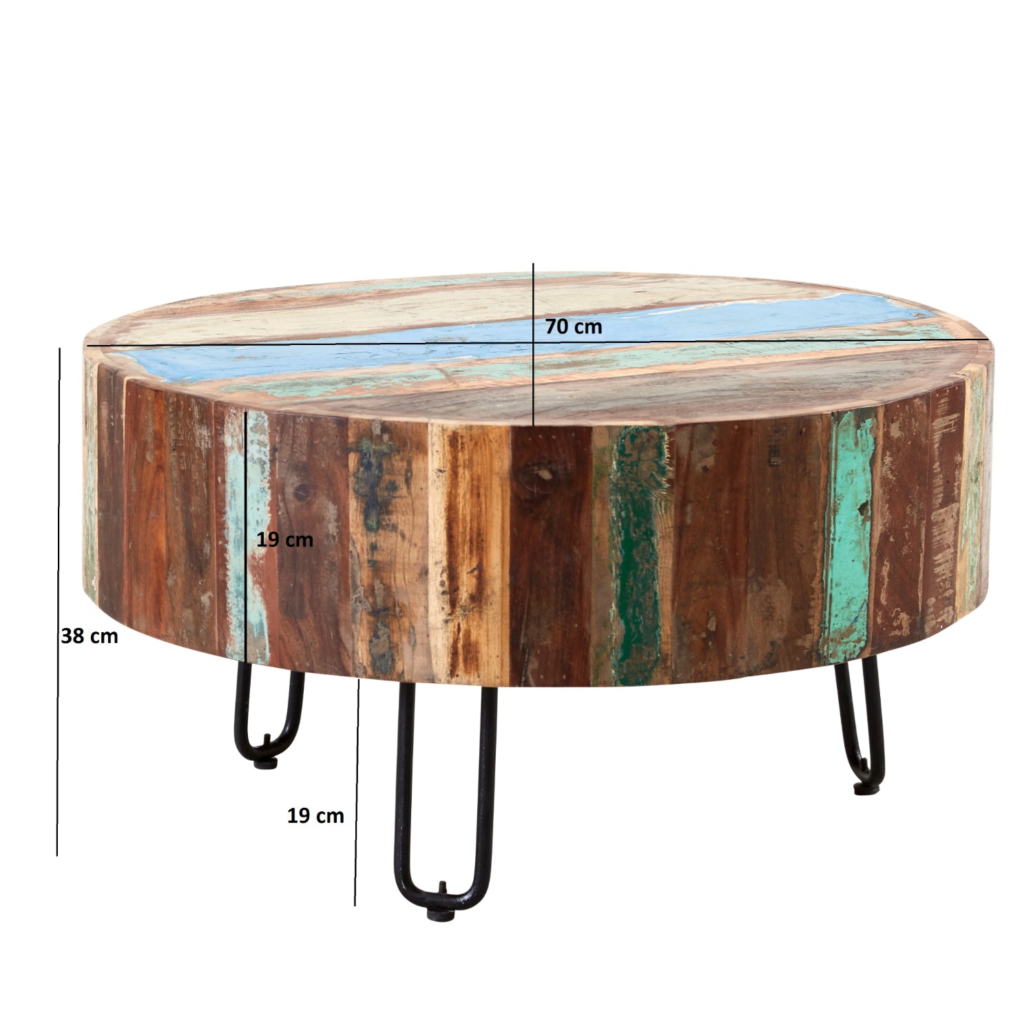 Vaillancourt Drum Coffee Table