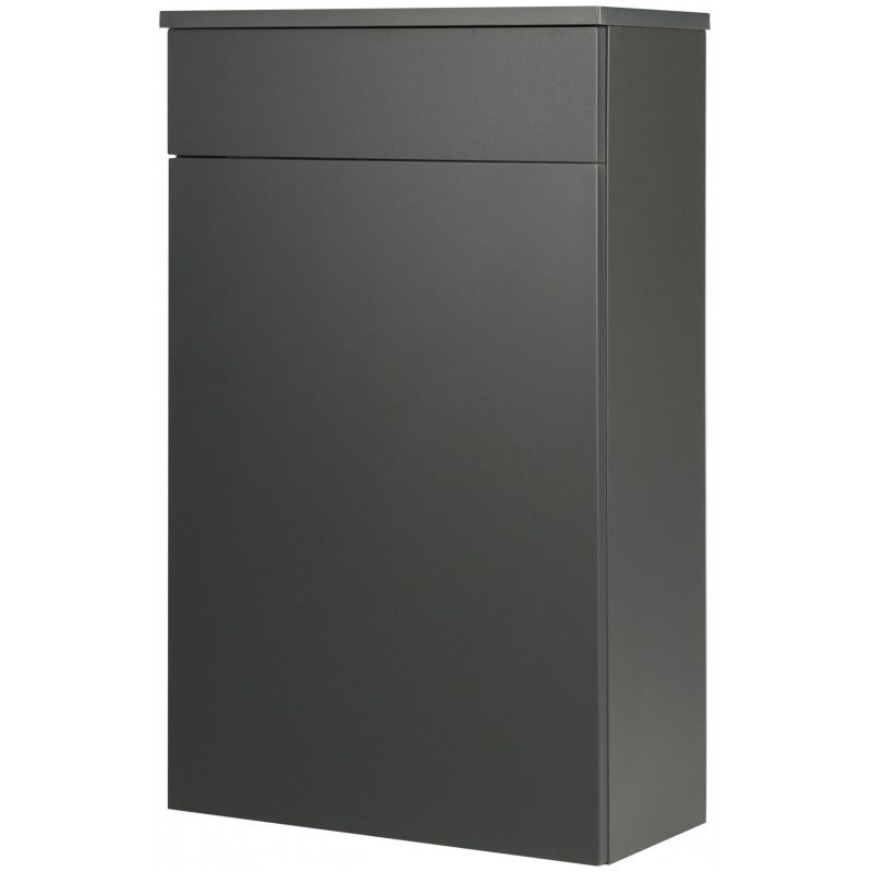 CoreLux 500mm Matt Dark Grey WC Unit (No Pan Only Unit)