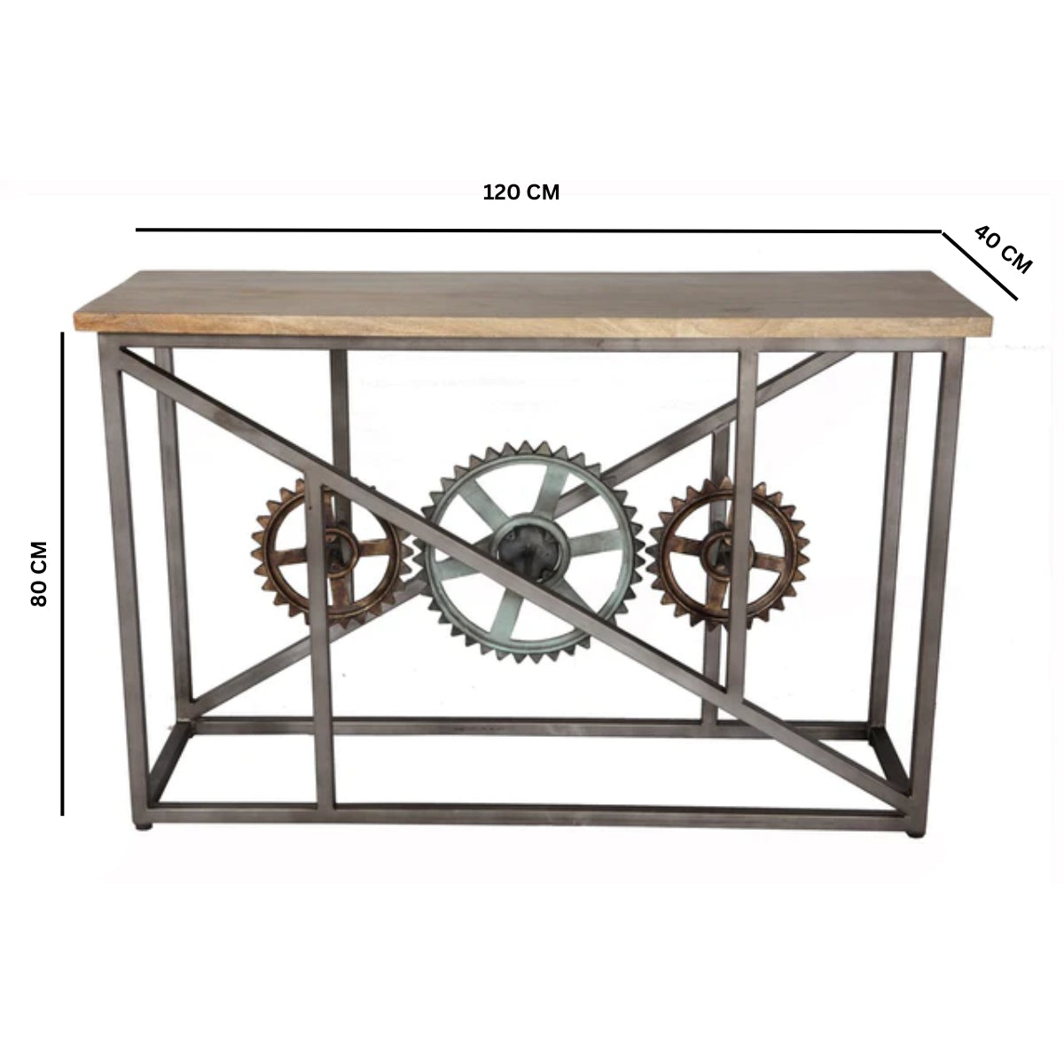 Scottsmoor Console Table With Wheels