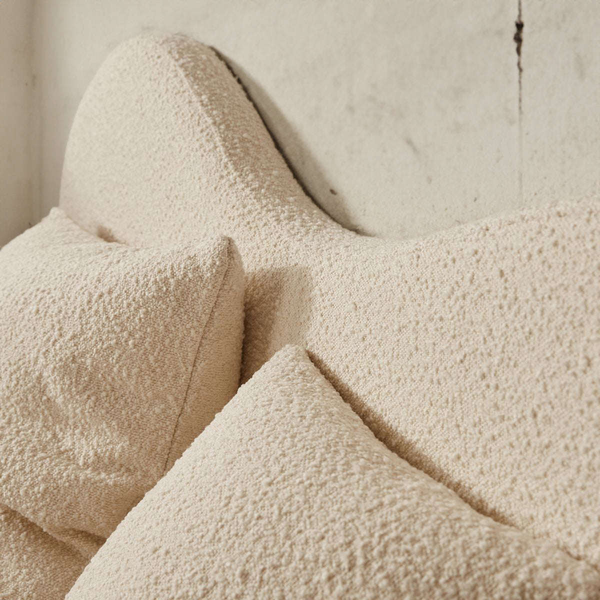 Estelle Boucle Upholstered Bed Frame