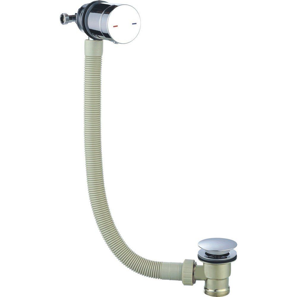 FlowTech Bath Overflow Filling Valve With Combined Waste