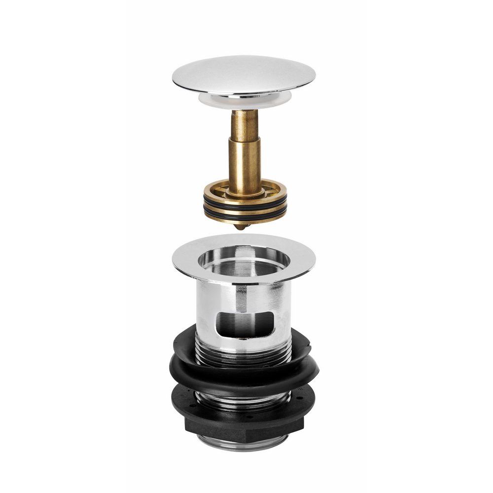 FlowTech Easy Clean Sprung Plug Basin Waste