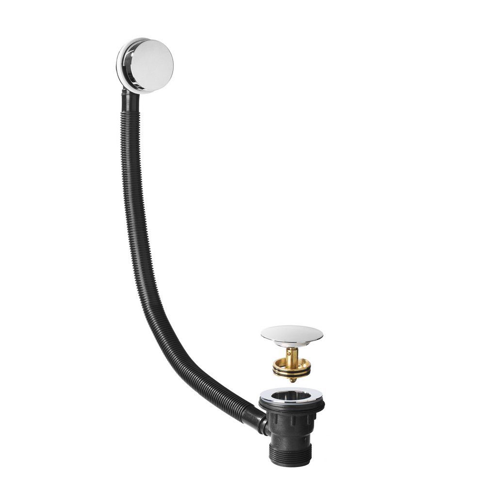 FlowTech Easy Clean Sprung Plug Bath Waste