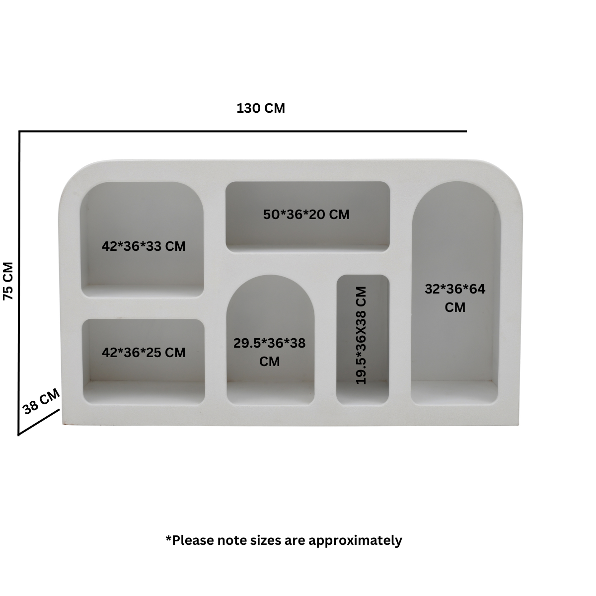 Chicoine Chicoinemetric Medium Sideboard / Display Cabinet / Bookshelf