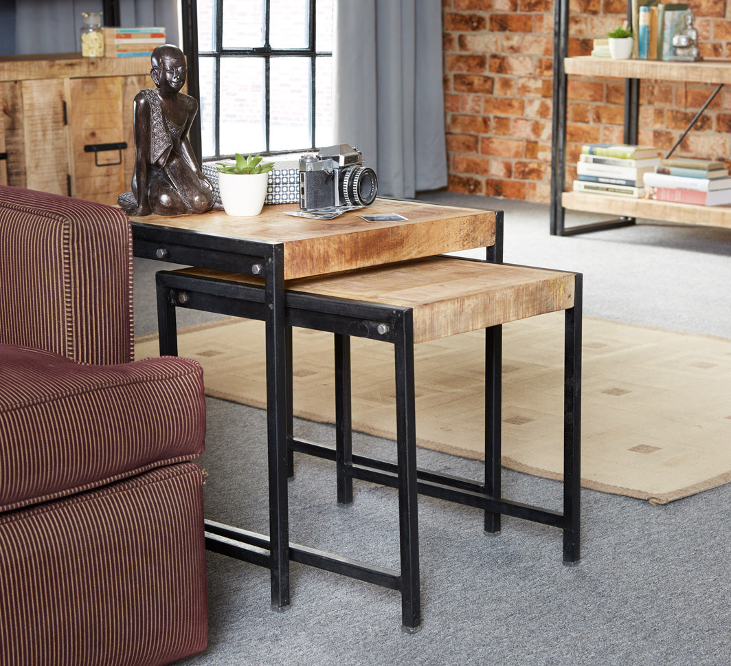 Westhought Industrial Nest Of 2 Tables