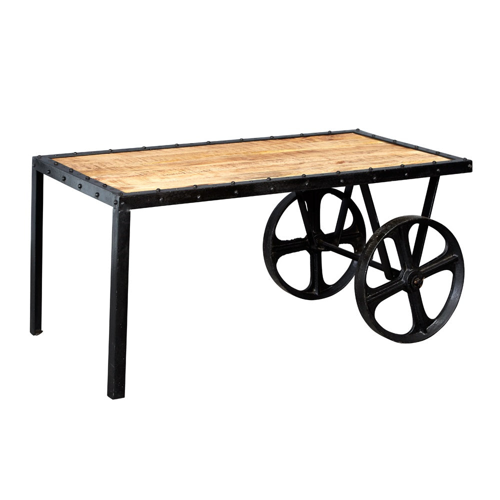 Westhought Industrial Cart Coffee Table