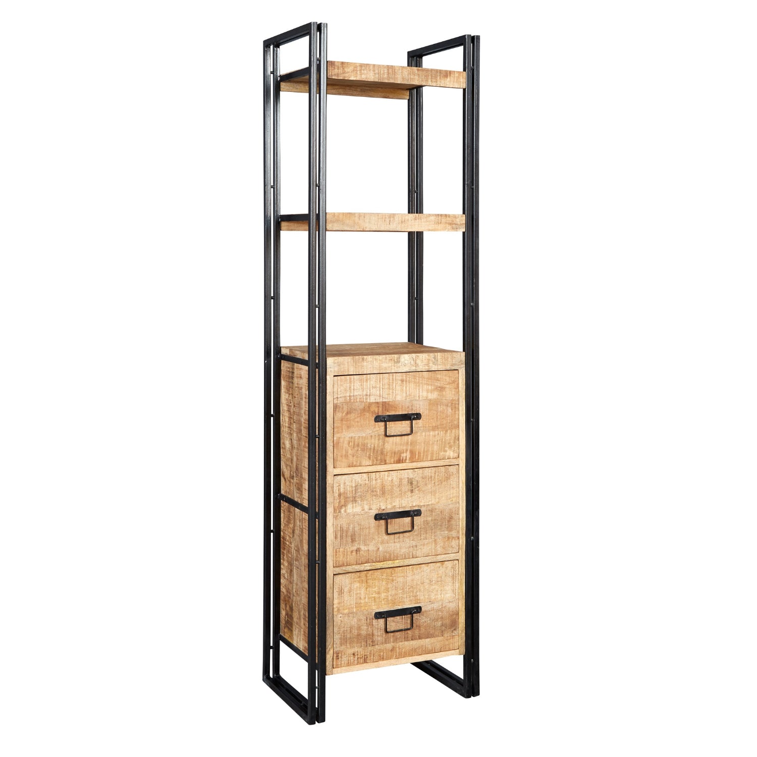 Westhought Industrial Slim Bookcase