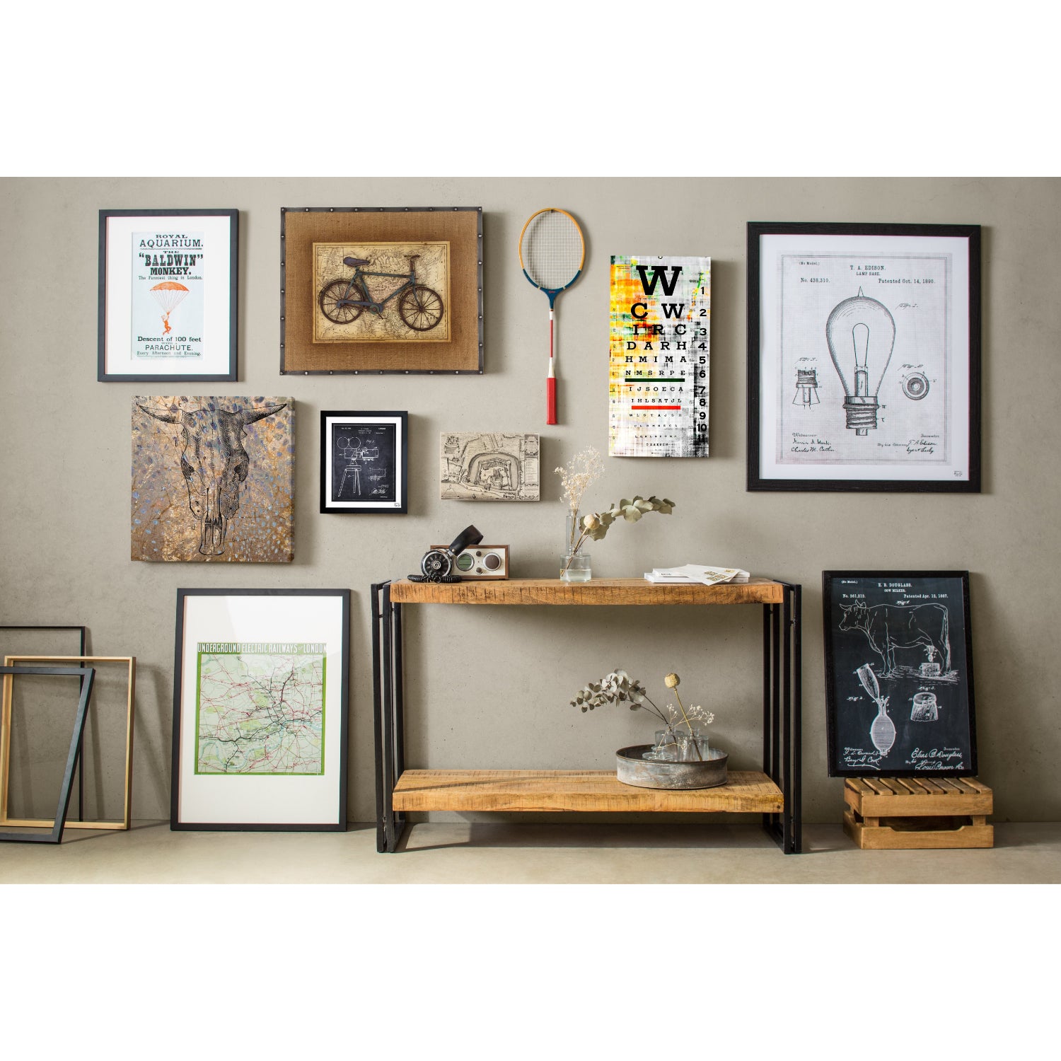 Westhought Industrial Console Table