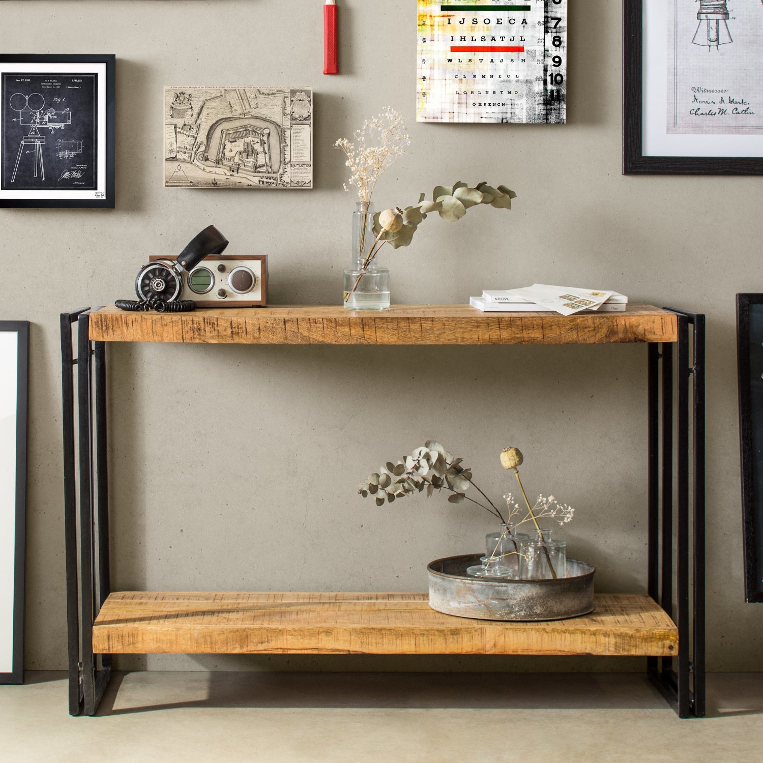 Westhought Industrial Console Table