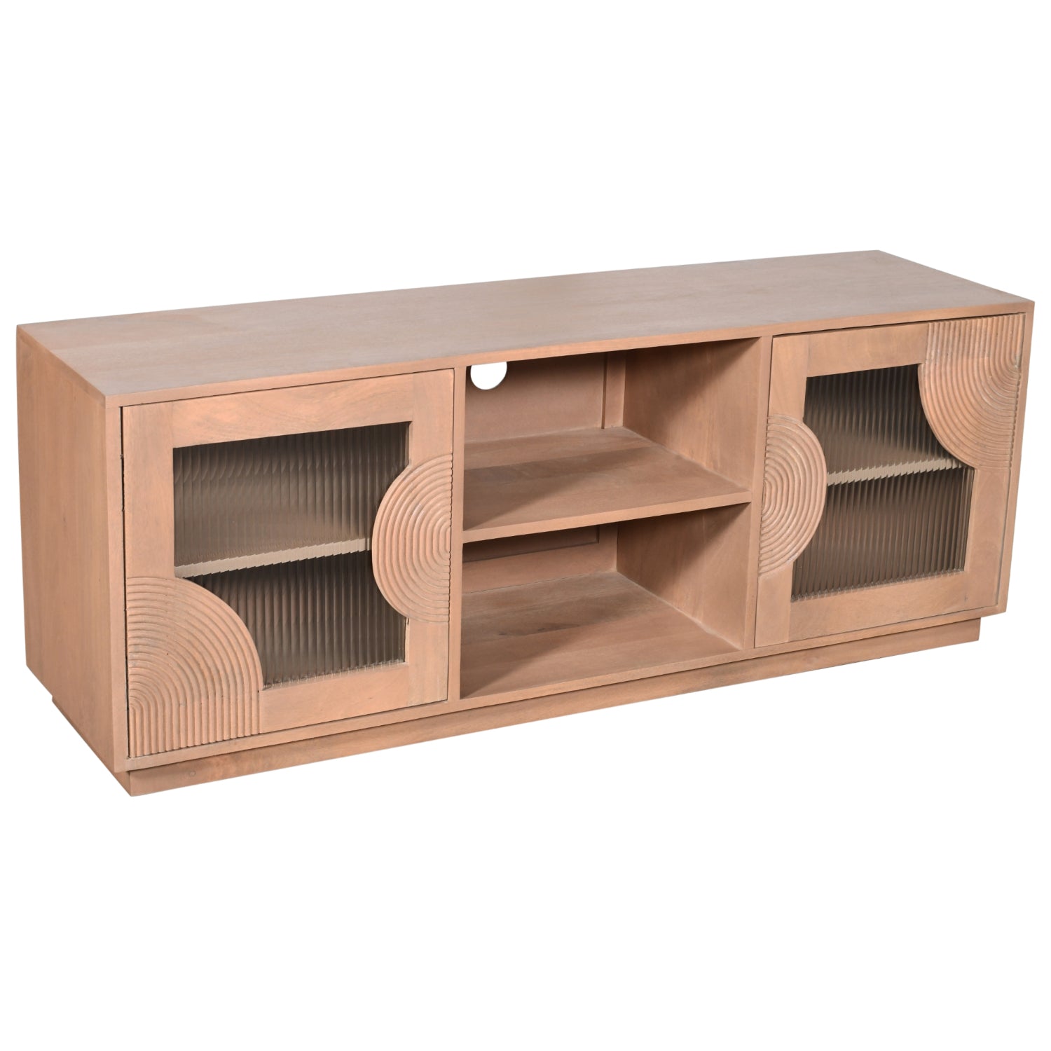 Calista Solid Wood Tv Cabinet