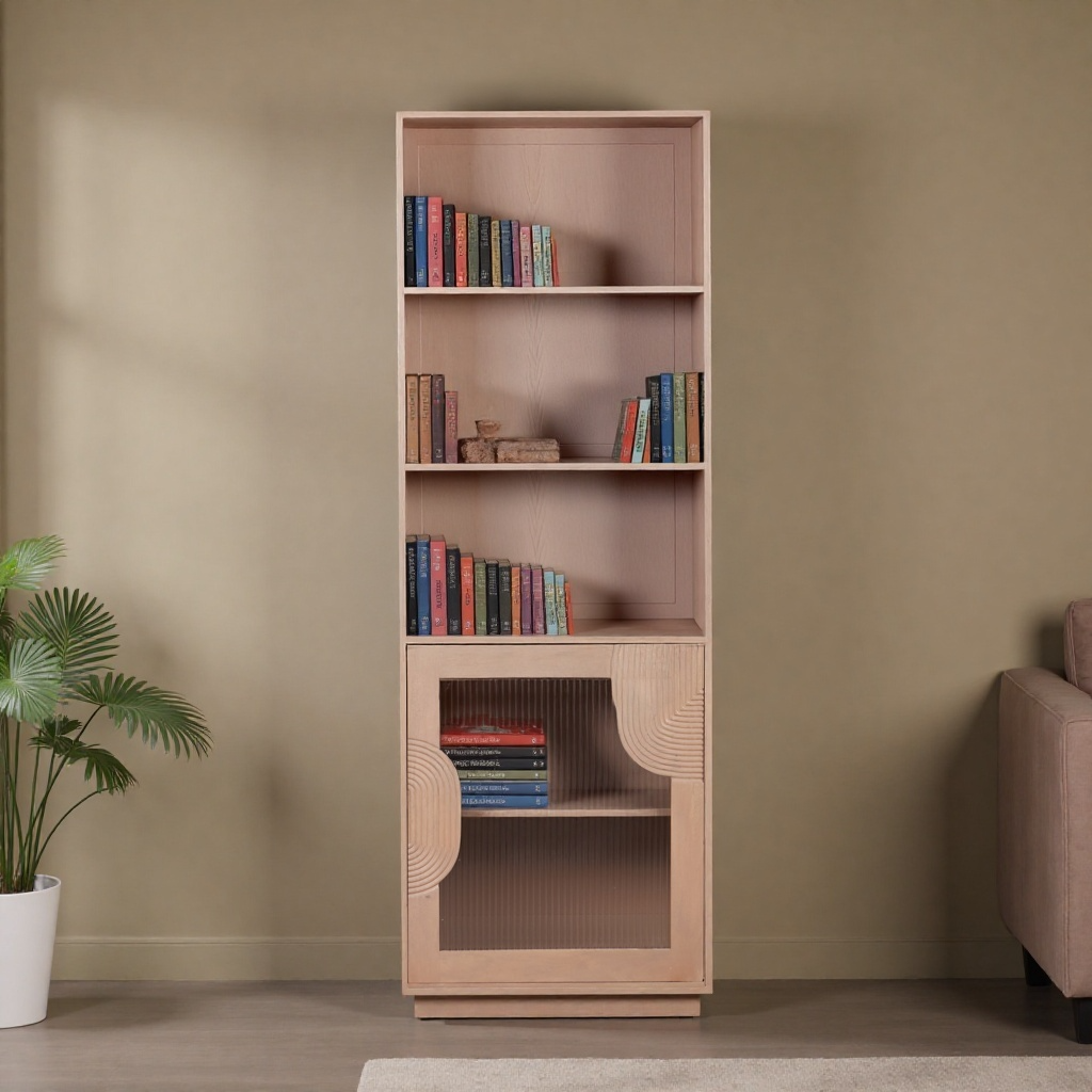 Calista Solid Wood Bookcase