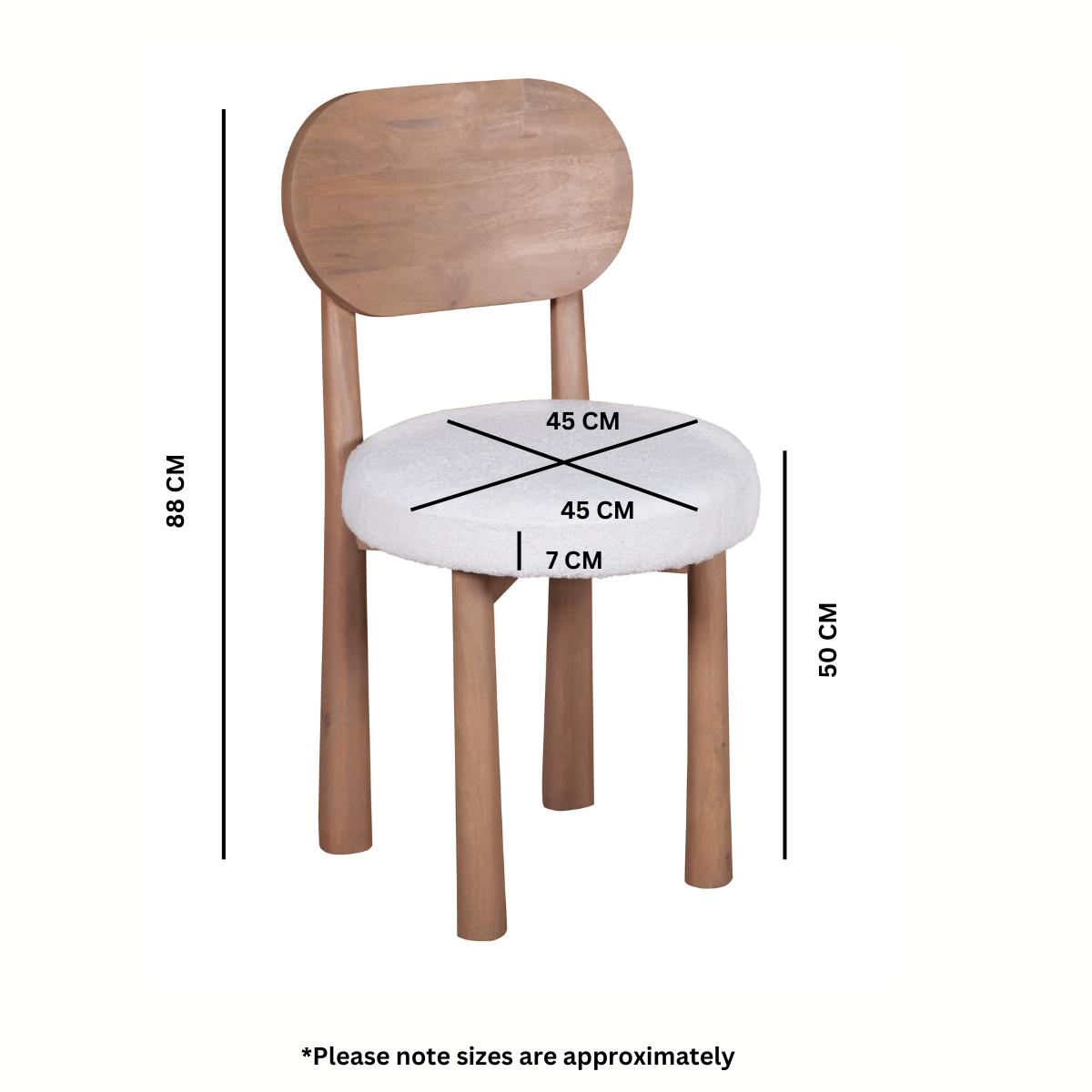 Calista Solid Wood Dining Chair (Set Of 2)