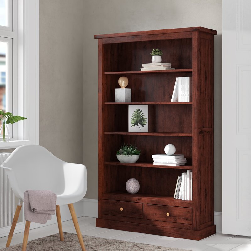 Anstead Dark Mango Large Bookcase