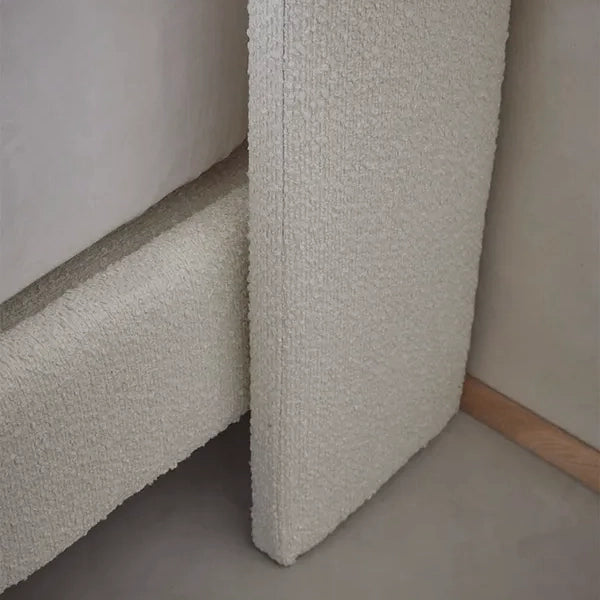 Juliette Boucle Upholstered Bed Frame