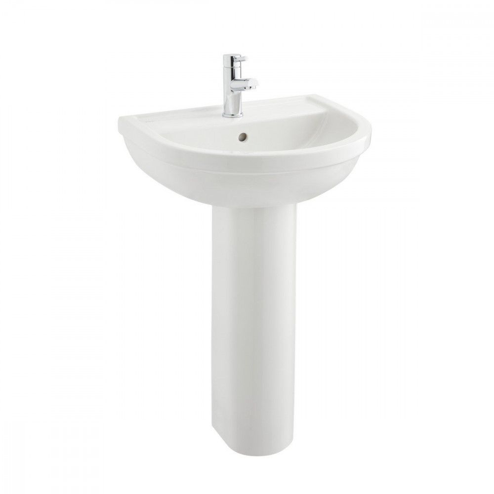 Keynes 550mm Basin And Full Pedestal