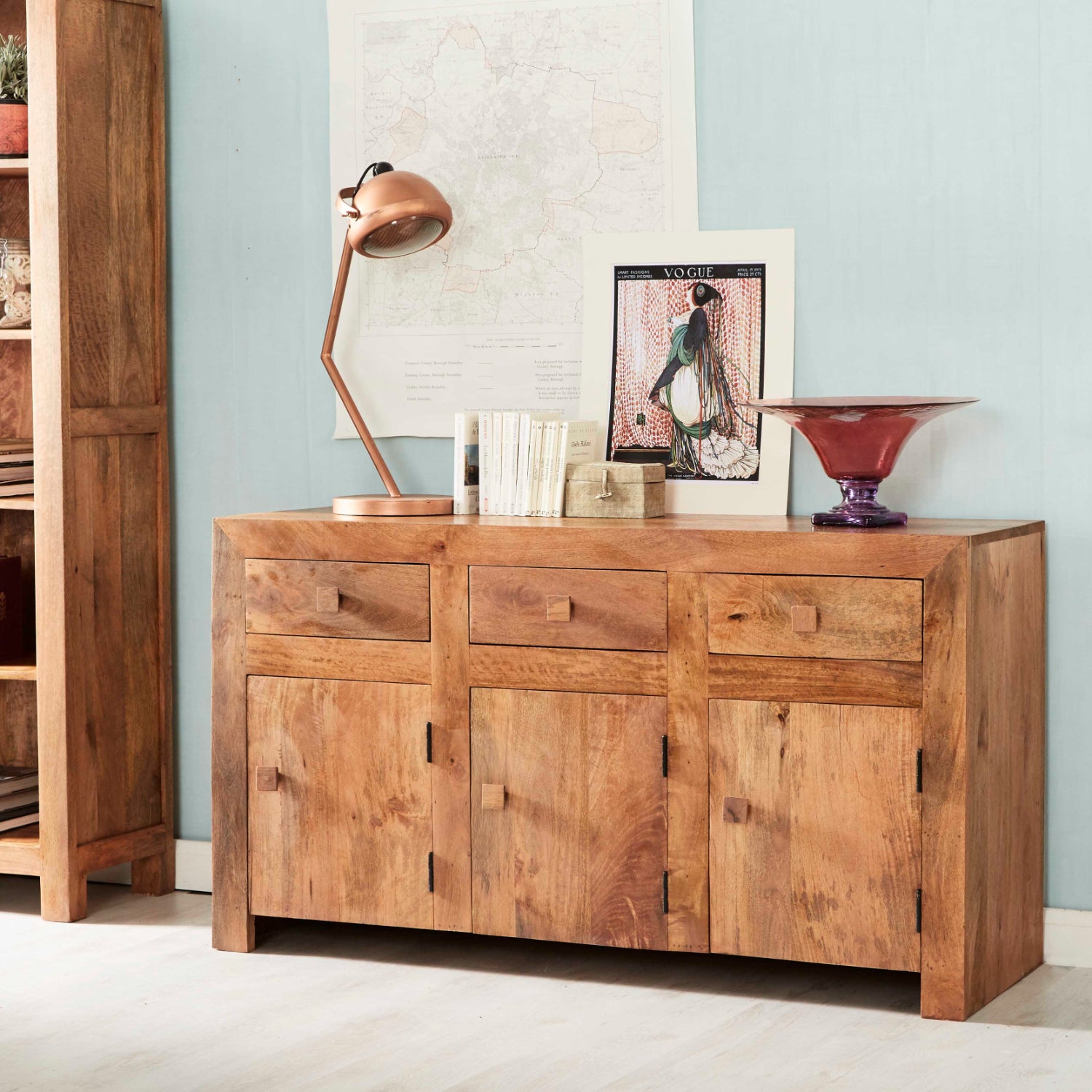 Clasby Light Mango Large Sideboard