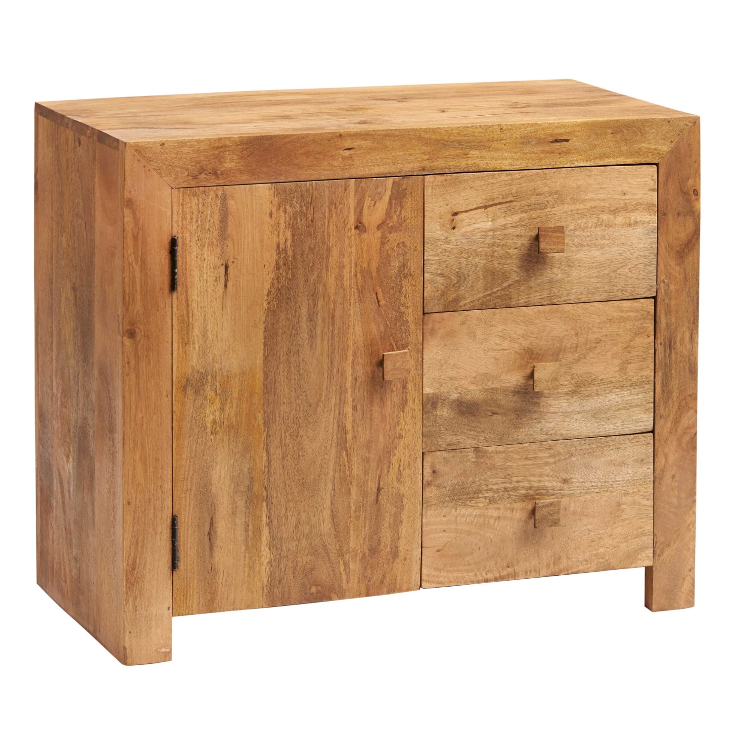 Clasby Light Mango 3 Drawer Sideboard