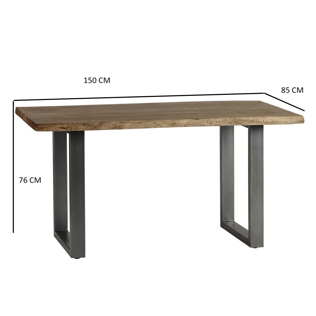Alora Live Edge Dining Table 1.5 M