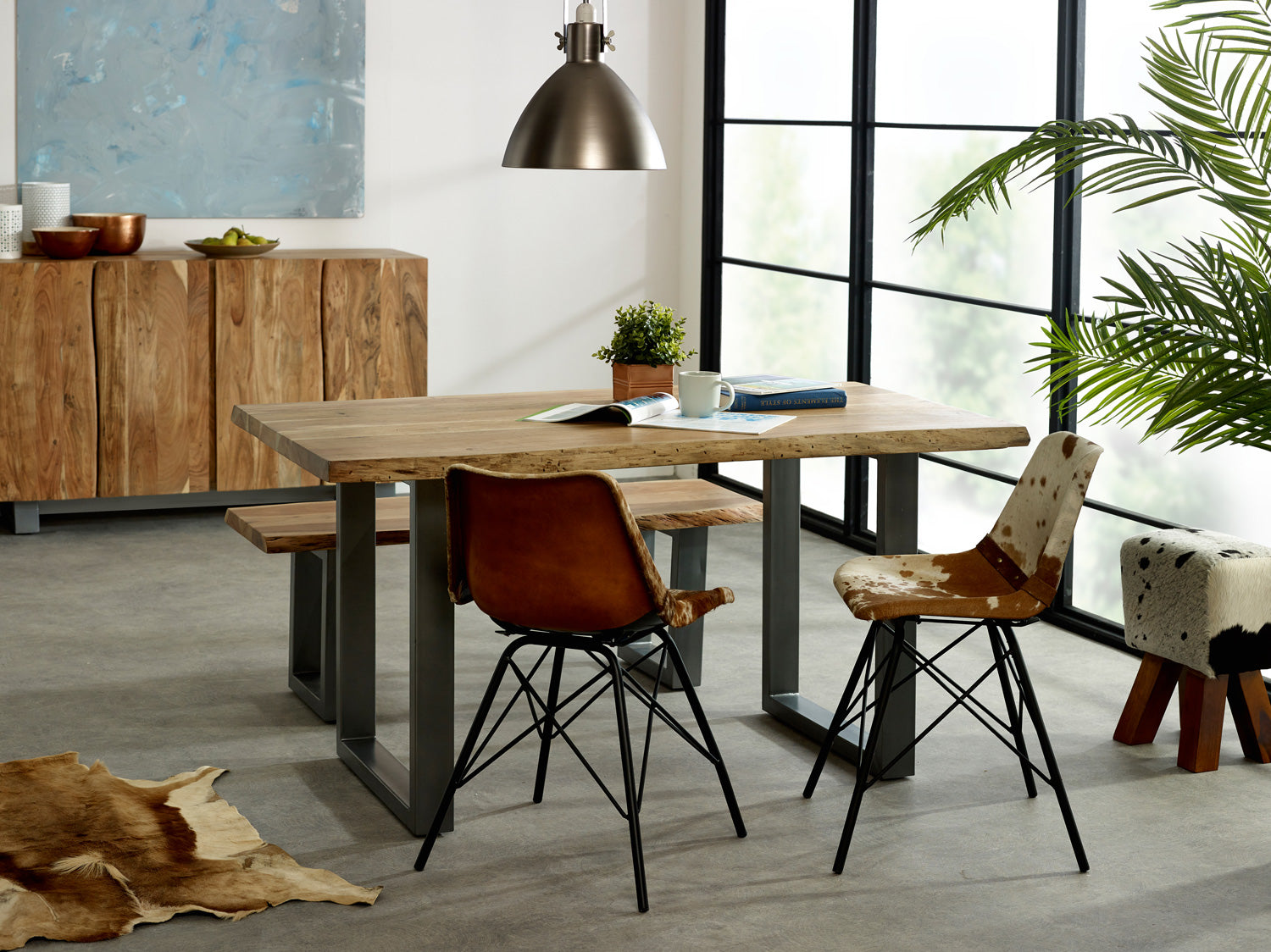 Alora Live Edge Dining Table 1.5 M