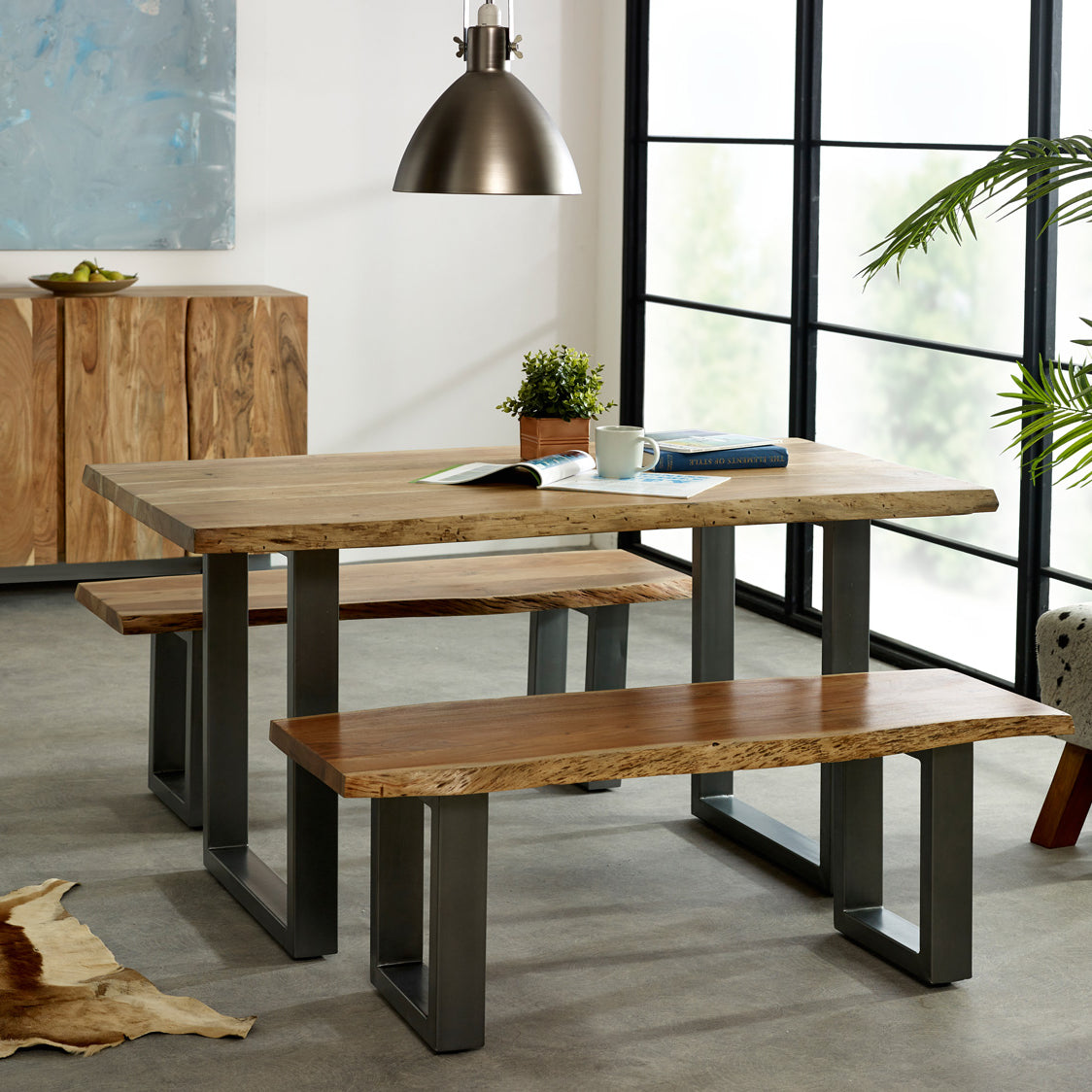 Alora Live Edge Medium Bench