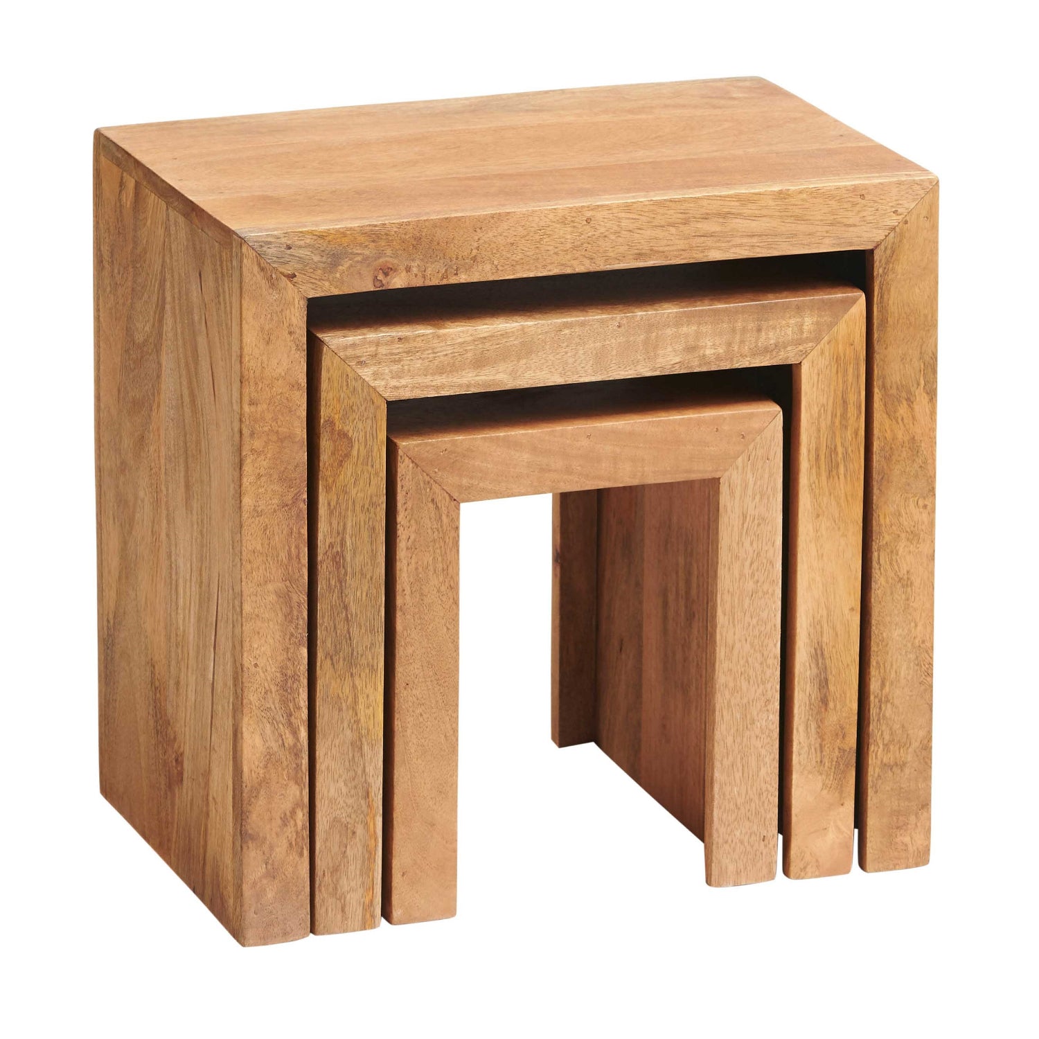 Clasby Light Mango Nest Of 3 Tables