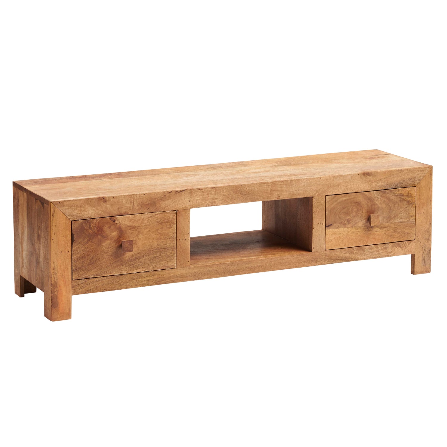 Clasby Light Mango Wide Screen Tv Unit