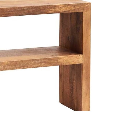 Clasby Light Mango Console Table