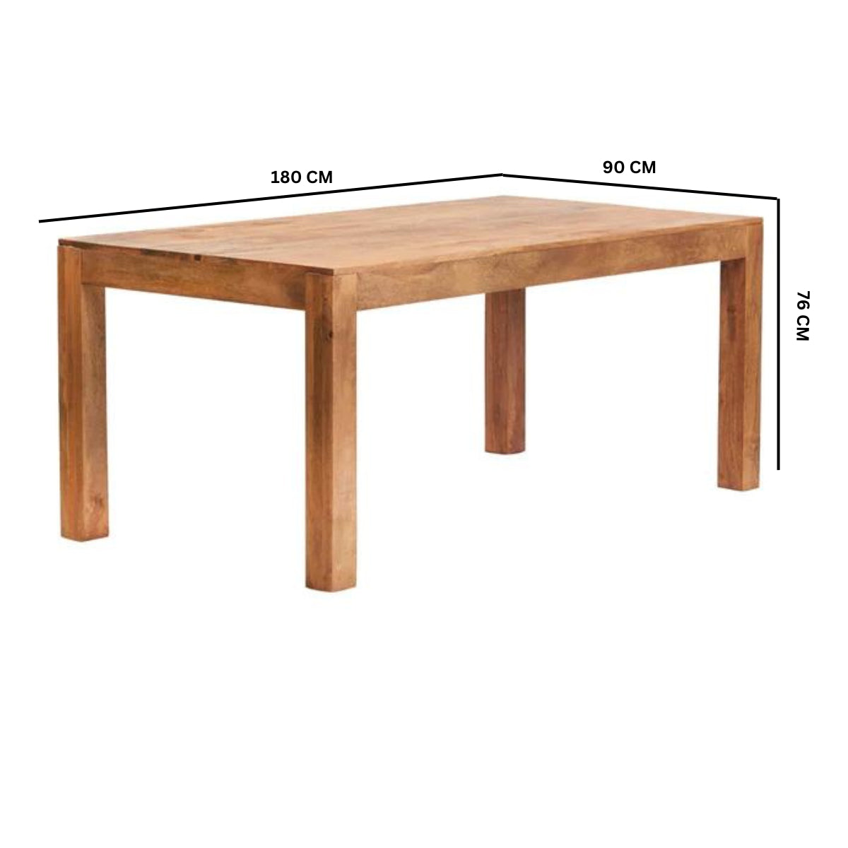 Clasby Light Mango Large Dining Table