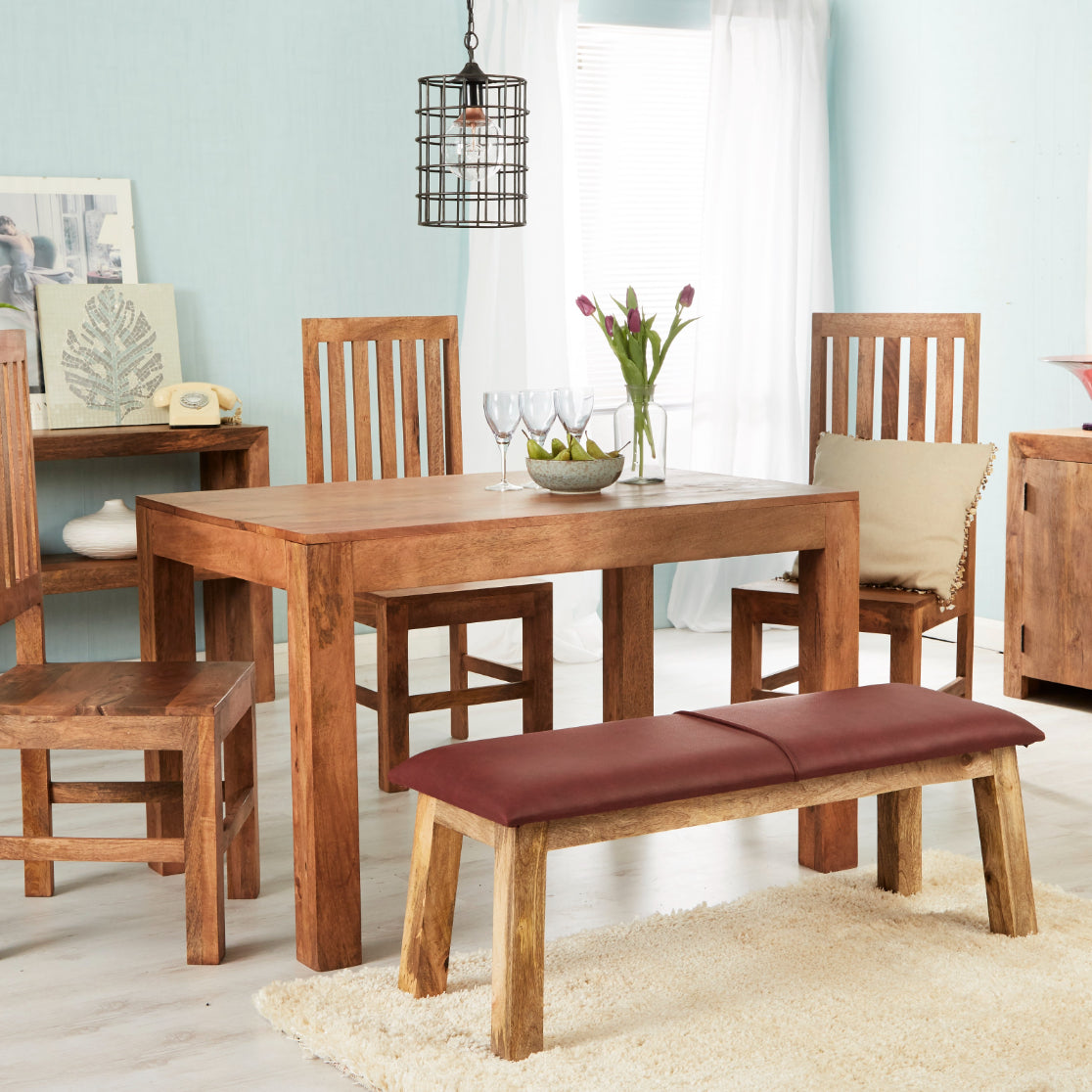 Clasby Light Mango Small Dining Table