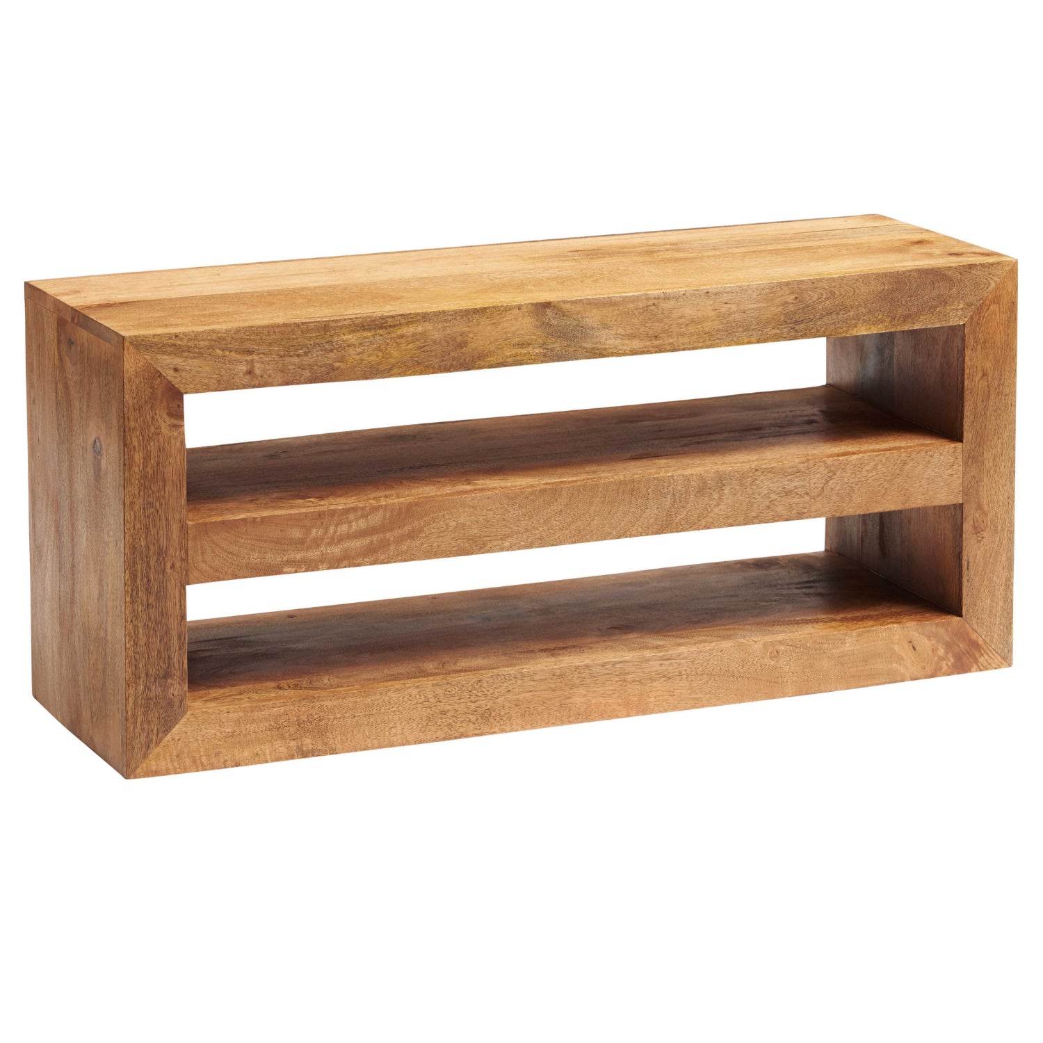 Clasby Light Mango Open Media Unit